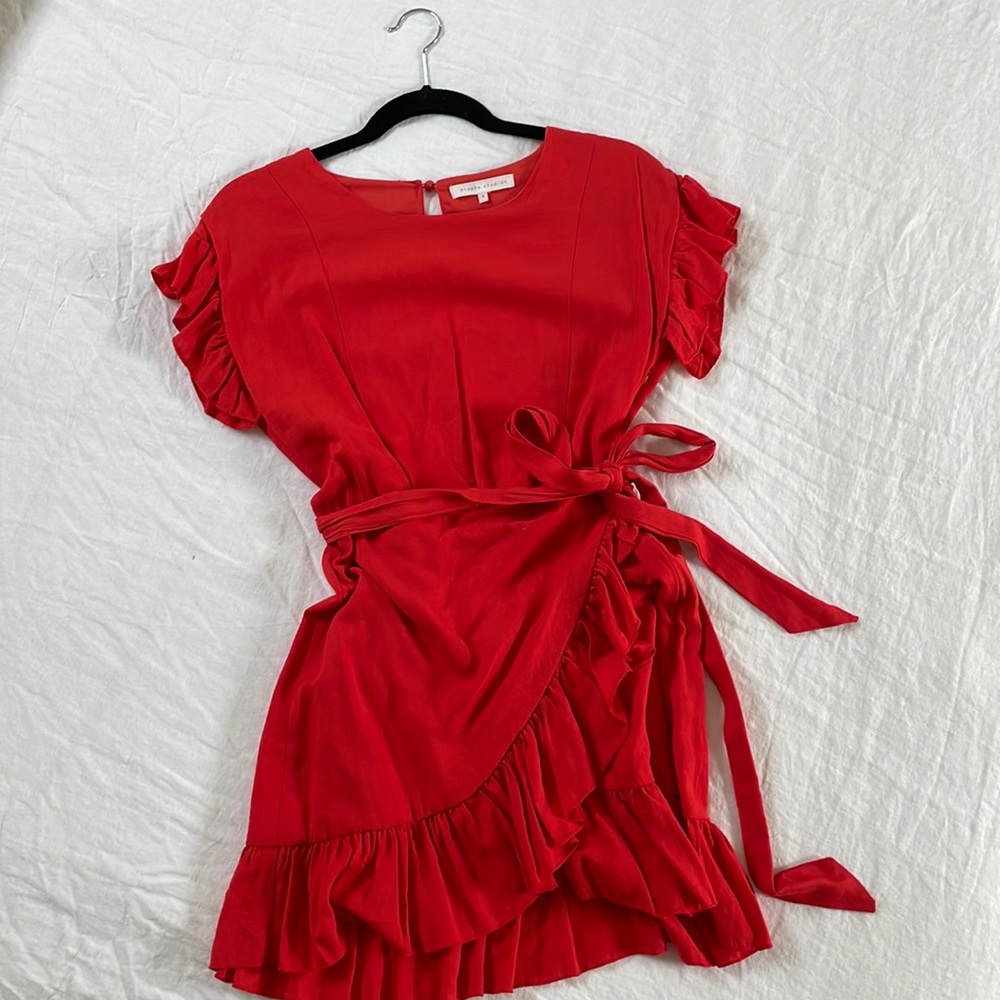 Étophe Studios red mini dress